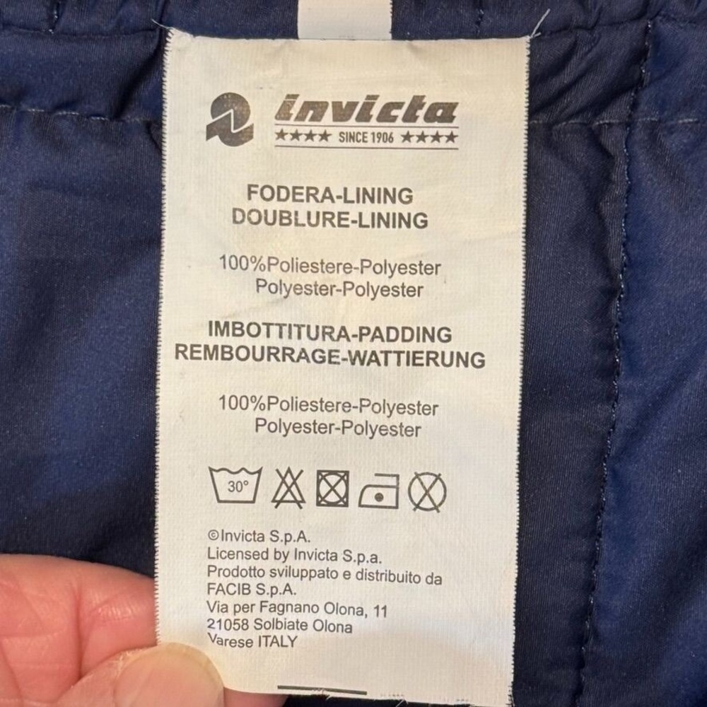Invicta Italy Waterproof Hooded Jacket Women‎ Med Gray Blue Quilted Lining *FLAW - Picture 11 of 16